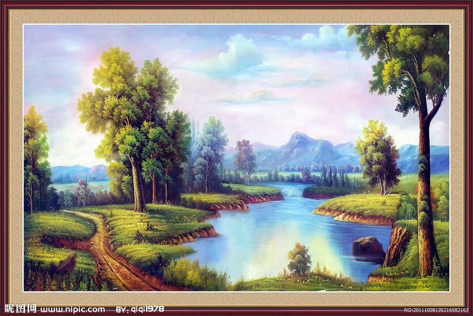 油画风景2-风景油画-昆明壁画|昆明墙艺|昆明彩绘